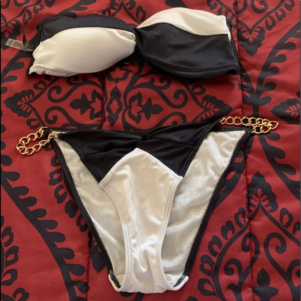 VS PINK LINKED BATHING SUIT